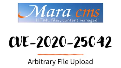 How to Exploit File Upload in Mara CMS | CVE-2020-25042