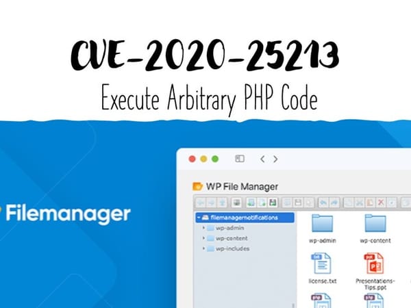 How To Exploit Arbitrary Code in WordPress File Manager Plugin | CVE-2020-25213