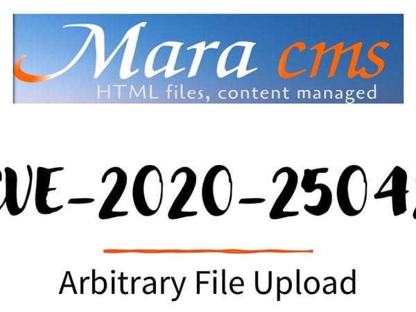 How to Exploit File Upload in Mara CMS | CVE-2020-25042