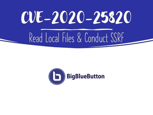 How to Exploit SSRF in BigBlueButton | CVE-2020-25820